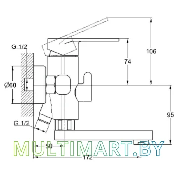 Смеситель Econoce EC0391 картинка 2